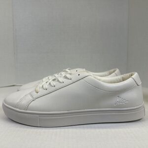 CLSC White Low Top Sneakers Sz 9 Minimalist Leather Look Casual Shoes Walking
